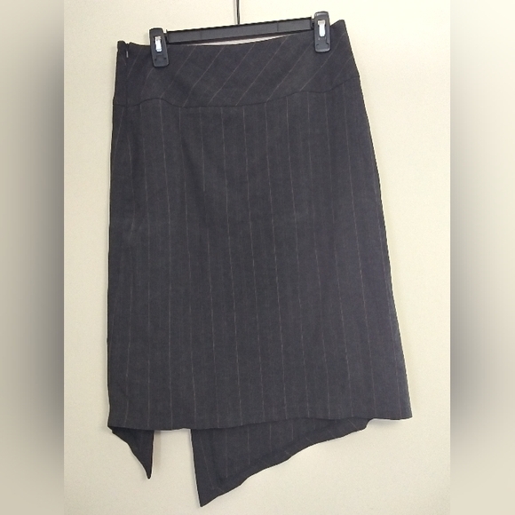Bisou Bisou Pinstriped Skirt Size 6 - Picture 2 of 4